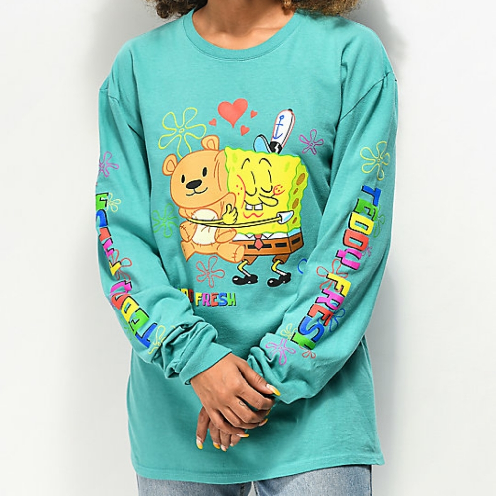 Teddy Fresh x Spongebob long sleeve T-shirt